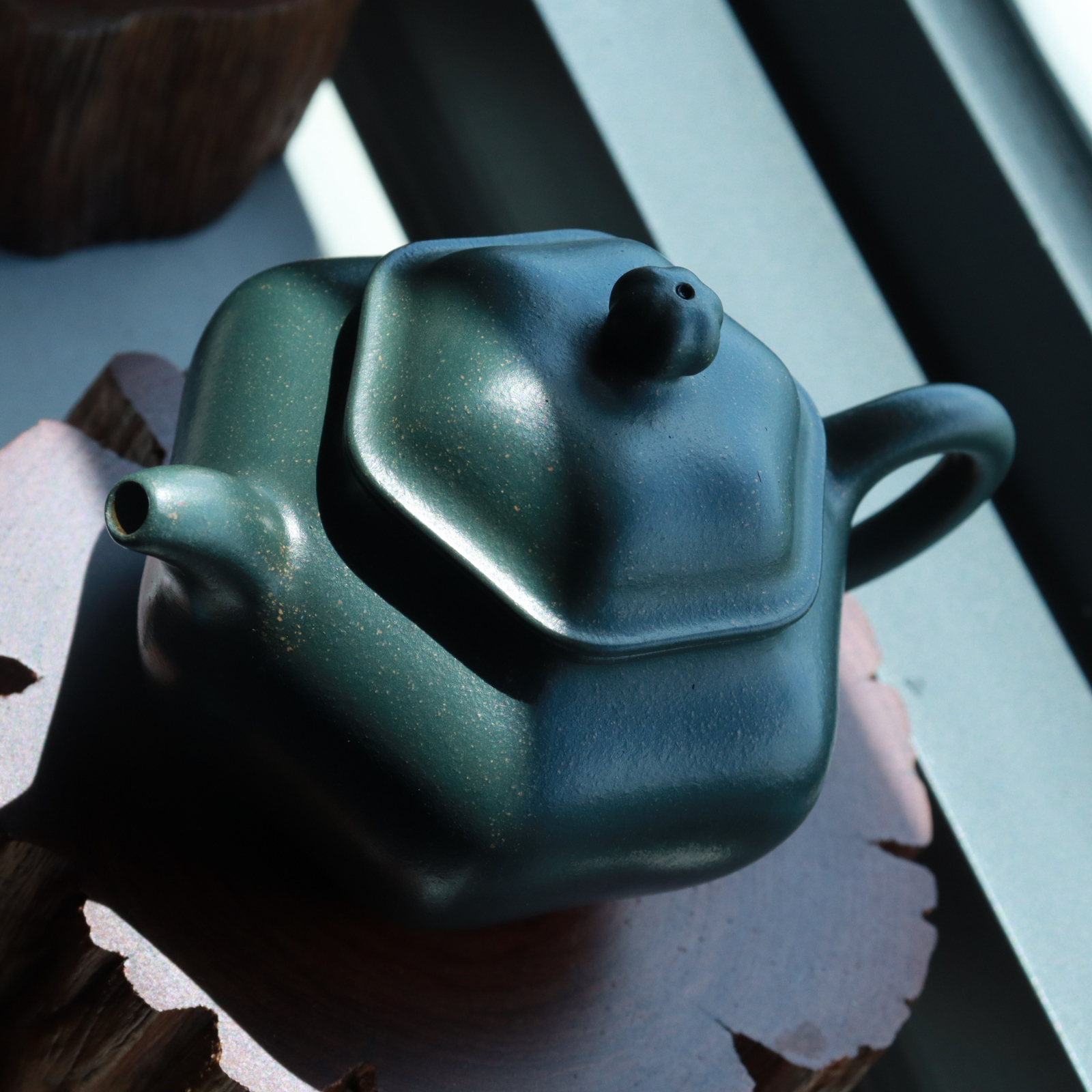 Ấm Tử Sa Lục Phương Liên Tử