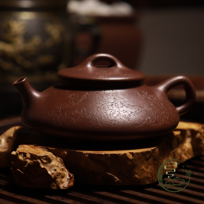 Ấm Tử Sa Thạch Biều Gia Bình Ẩn Sĩ